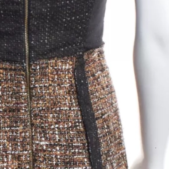 Dolce & Gabbana Silk Wool tweed midi dress Size 42 4 Excellent Condition - Picture 3 of 9